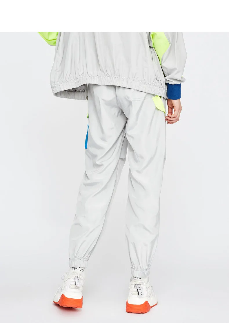 BOOPDO EXCLUSIVE WOLF GREY CARGO TROUSERS WITH MULTICOLOR POCKET DESIGN 8831902031