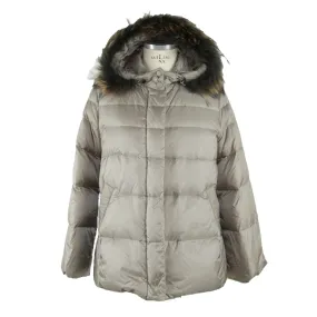 Gray Polyamide Jackets & Coat