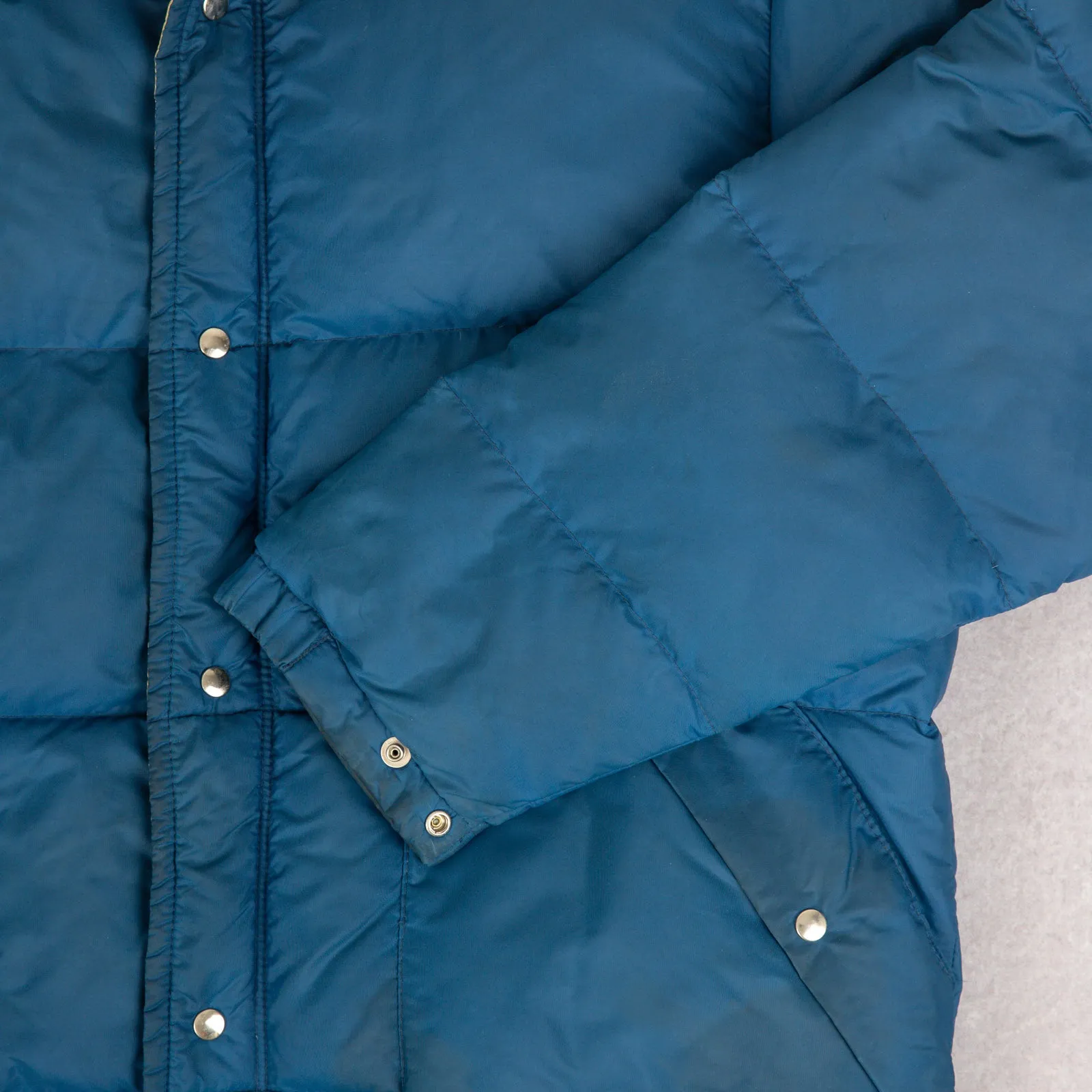MEN'S VINTAGE 1980S PUFFER DOWN JACKET - LARGE