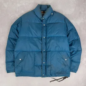 MEN'S VINTAGE 1980S PUFFER DOWN JACKET - LARGE