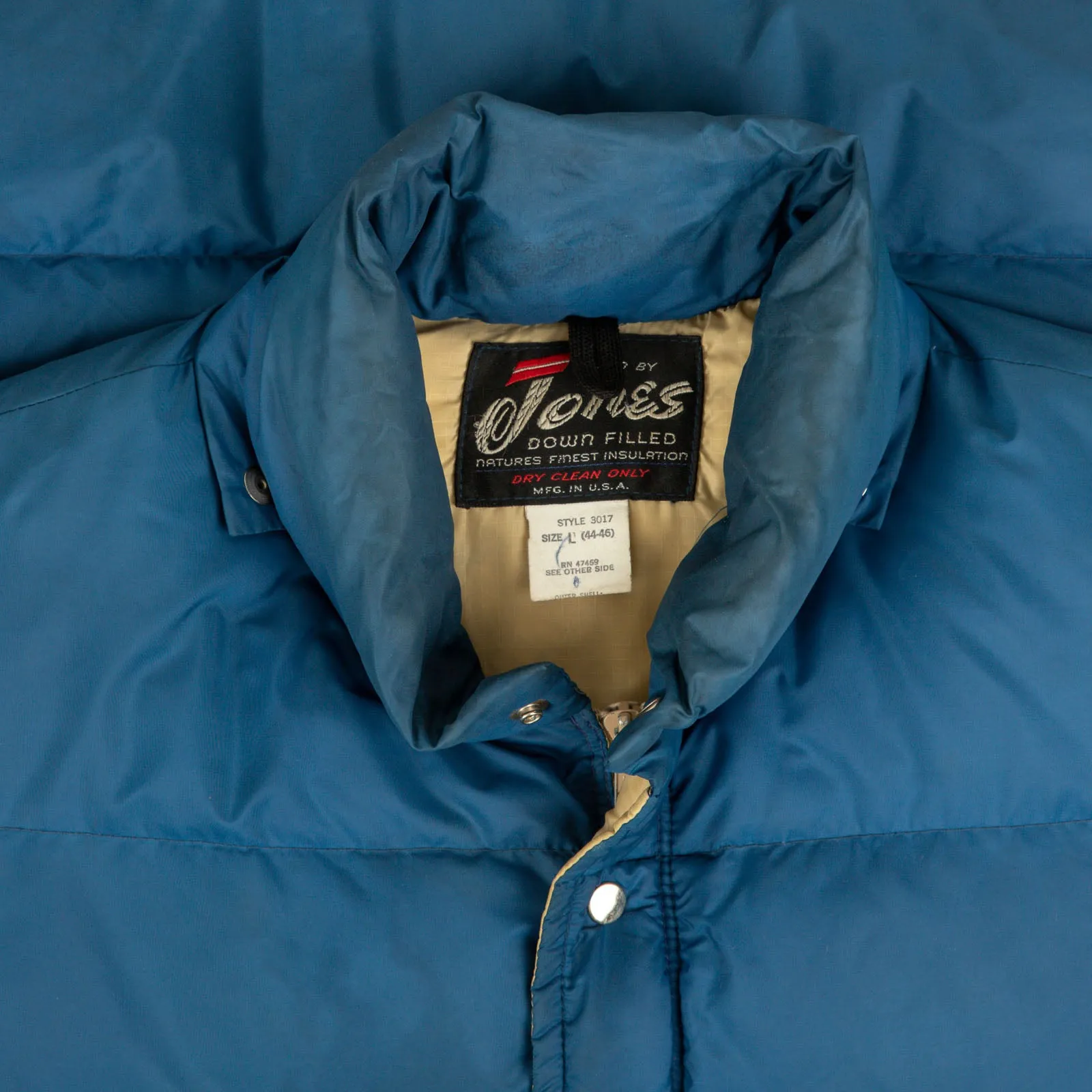 MEN'S VINTAGE 1980S PUFFER DOWN JACKET - LARGE