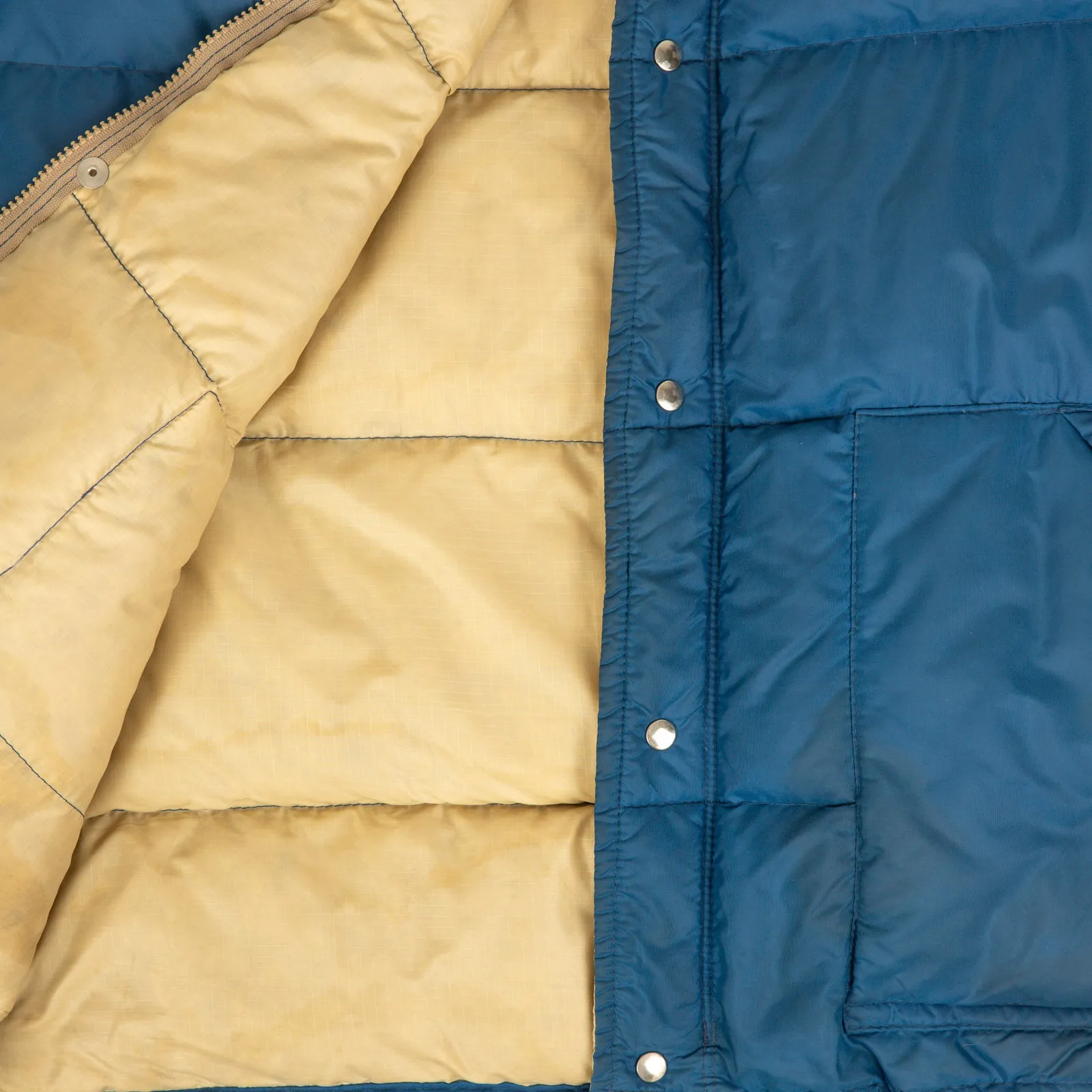 MEN'S VINTAGE 1980S PUFFER DOWN JACKET - LARGE