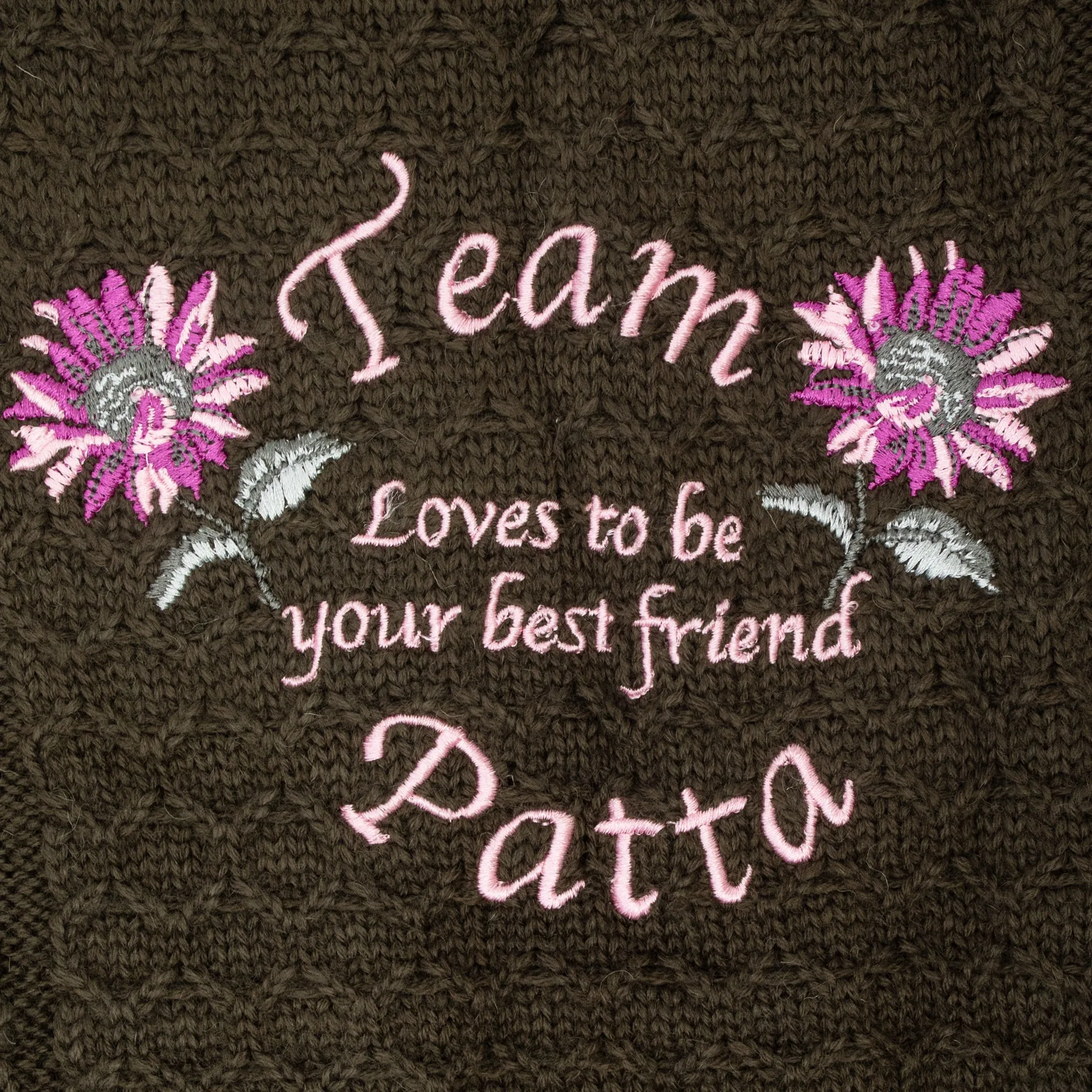 Patta Mens Loves You Cable Knitted Sweater