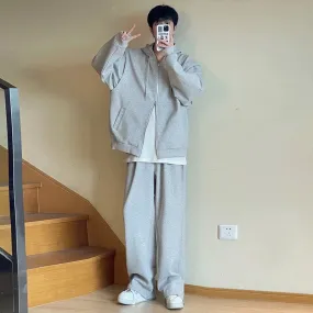 YDS Essential Double Zipper Hoodie Set