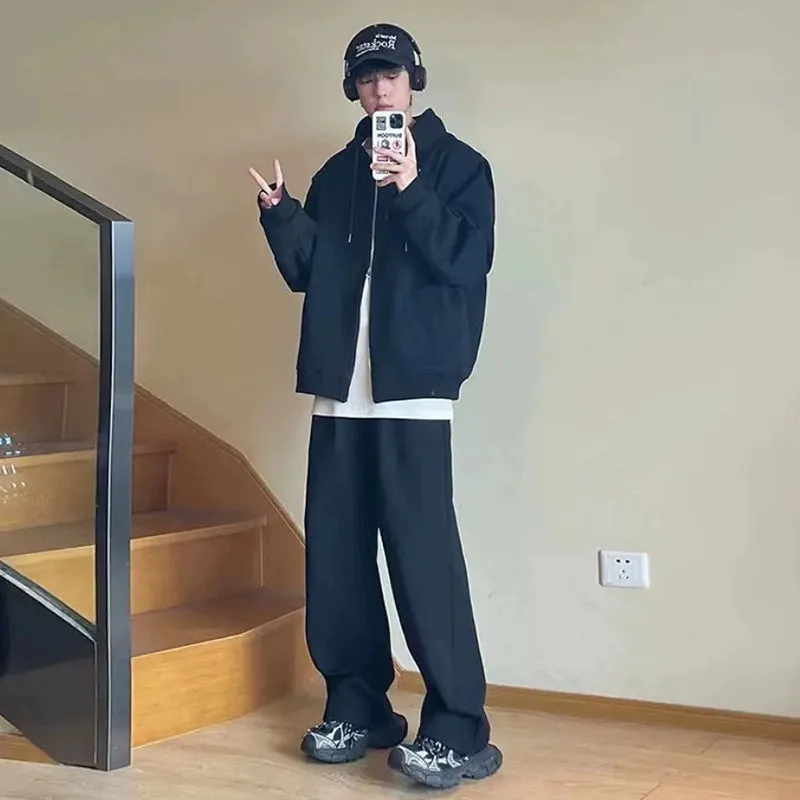YDS Essential Double Zipper Hoodie Set